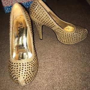 Gold Heels